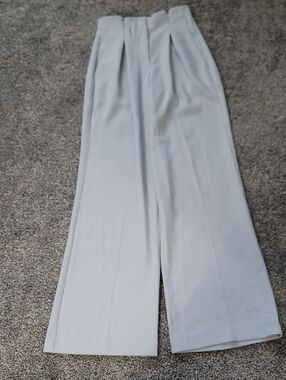 Express Pale Blue Wide Leg Pants